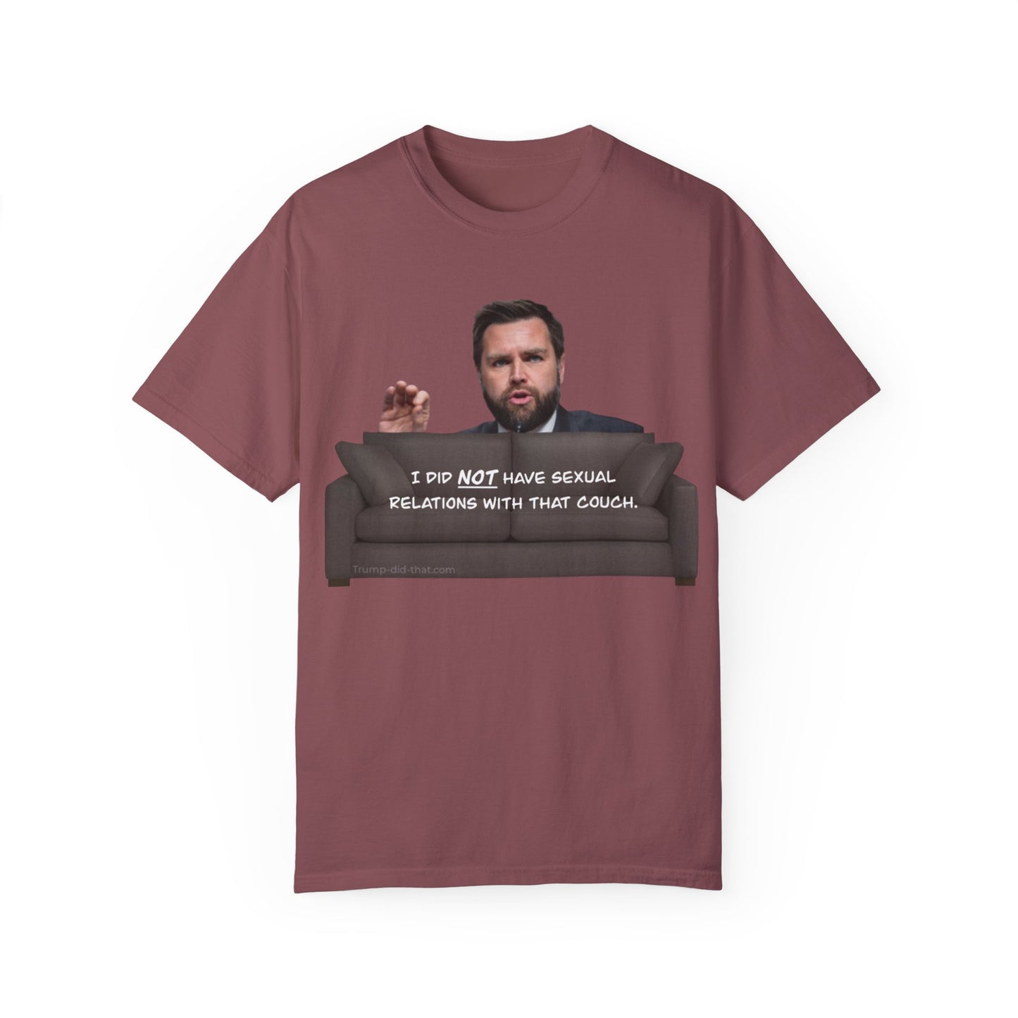 Love Between Man and Couch Quote T-Shirt Unisex - Trump Did That