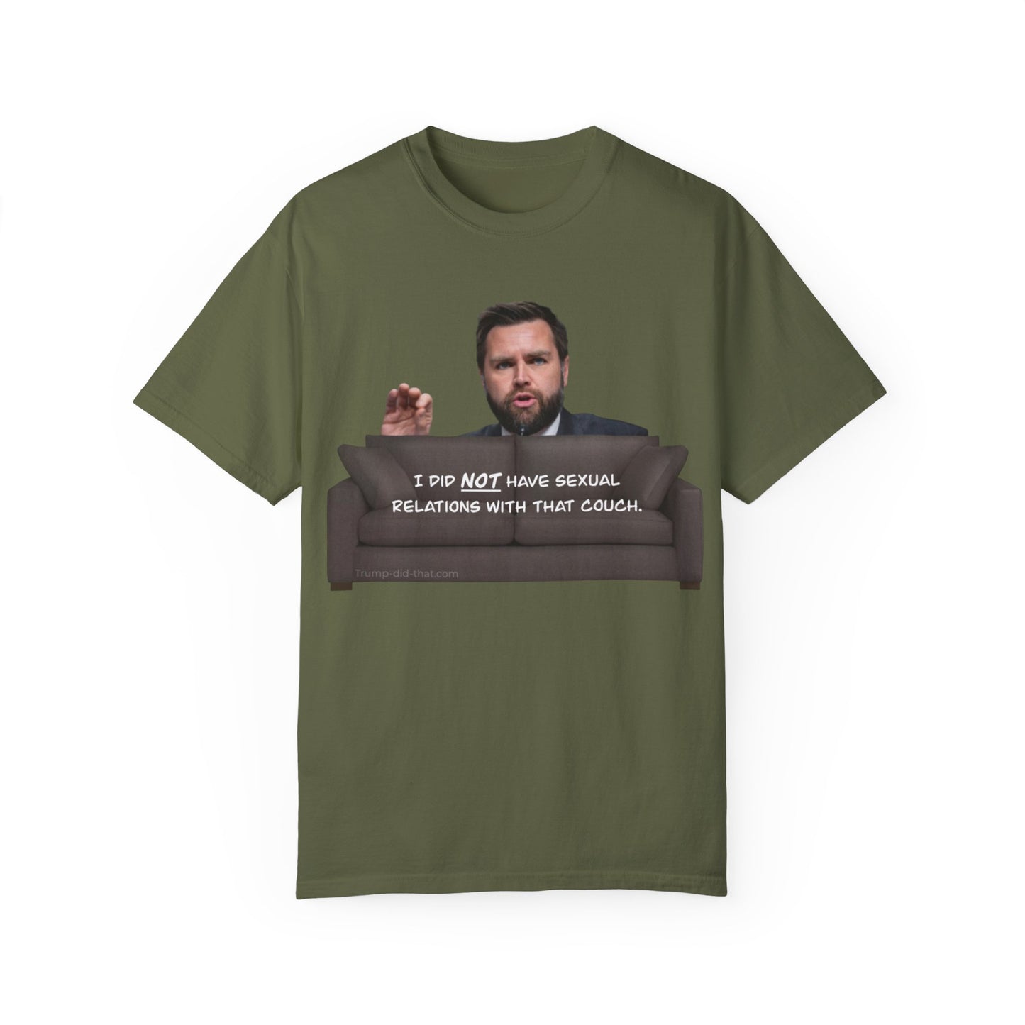 Love Between Man and Couch Quote T-Shirt Unisex - Trump Did That