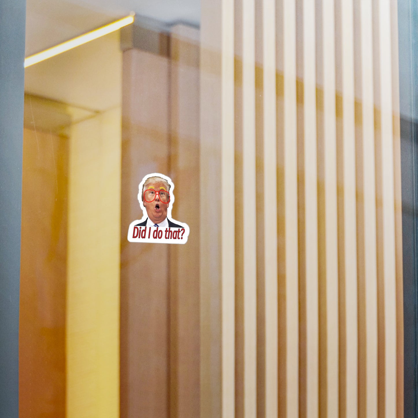 Vinyl Decal - Mr. Maga Gas Prices Political Statement - Trump Did That