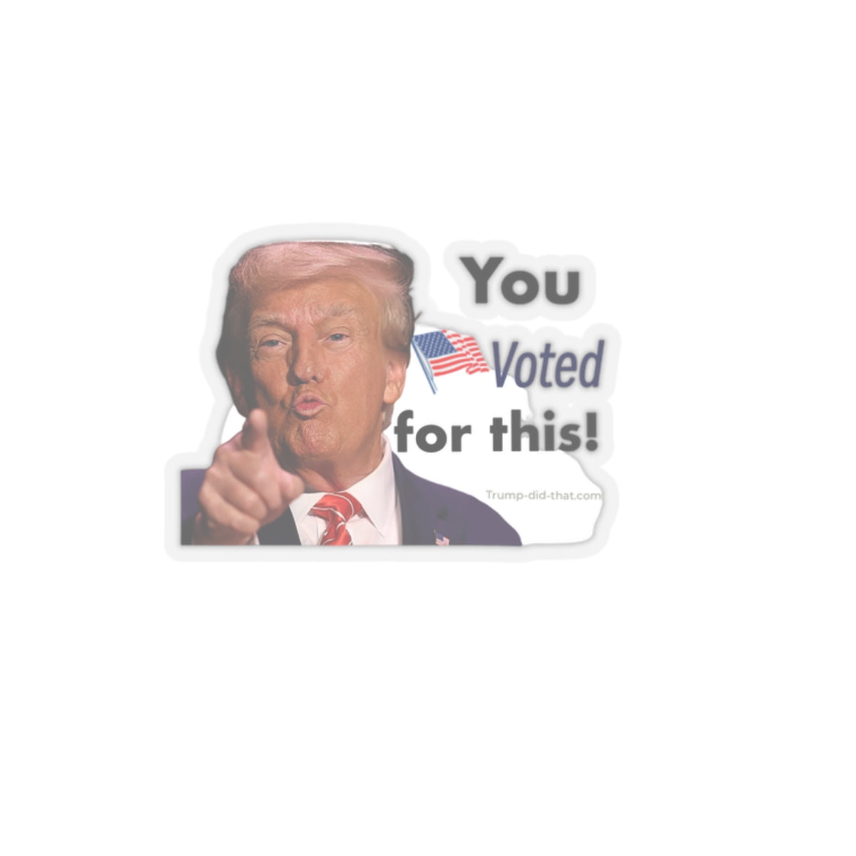 Sticker Set - Presidential Reminder of what people voted for - Trump Did That