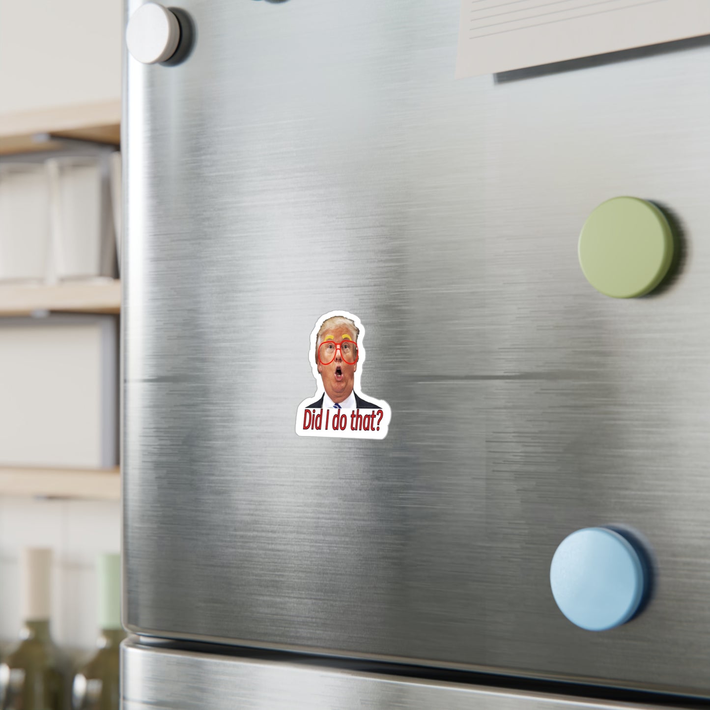 Vinyl Decal - Mr. Maga Gas Prices Political Statement - Trump Did That