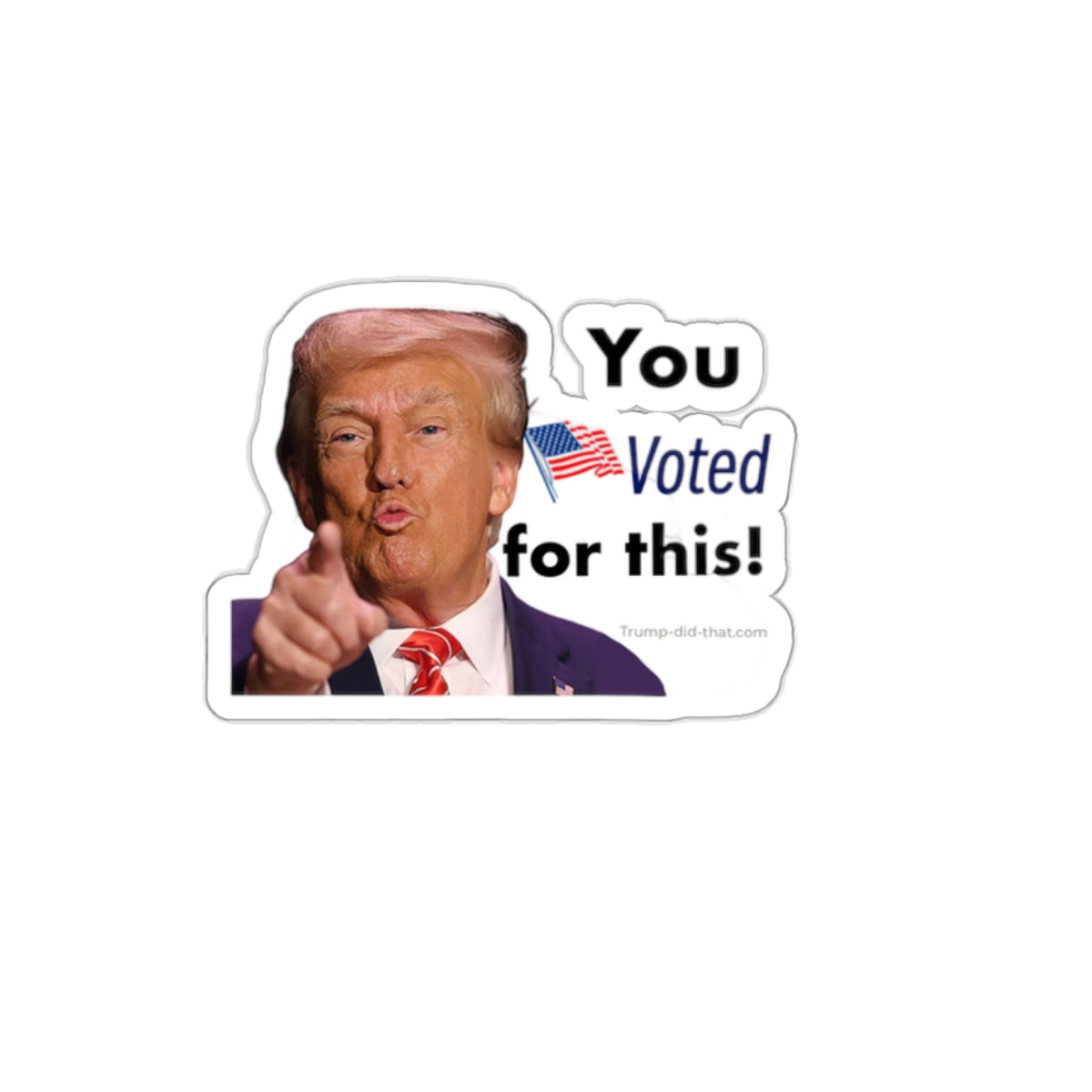 Sticker Set - Presidential Reminder of what people voted for - Trump Did That